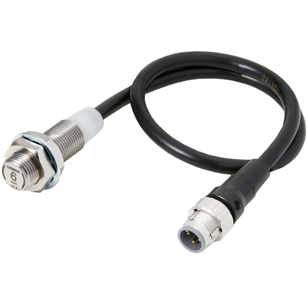 E2ew-x6c112-m1tj 0.3m Omron Metal Head Sensor - Material: Plastic & Steel