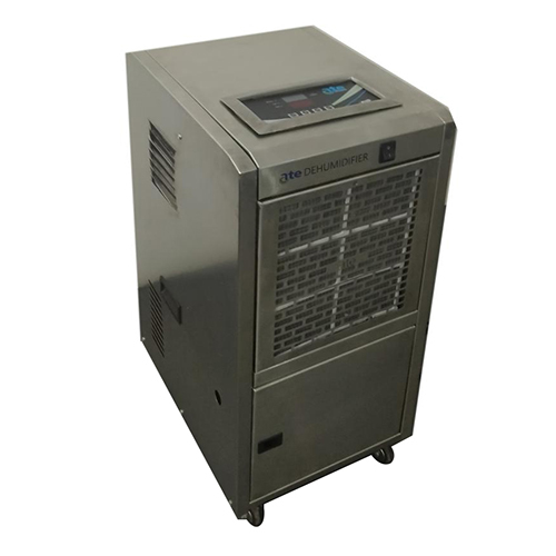 Portable Refrigerative Dehumidifier - Stainless Steel 304 60l/day 350x450x650mm | Auto Shut Off Digital Control Panel 5000-7000 Ftâ² Coverage Self-examining Transducer Continuous Drain Option