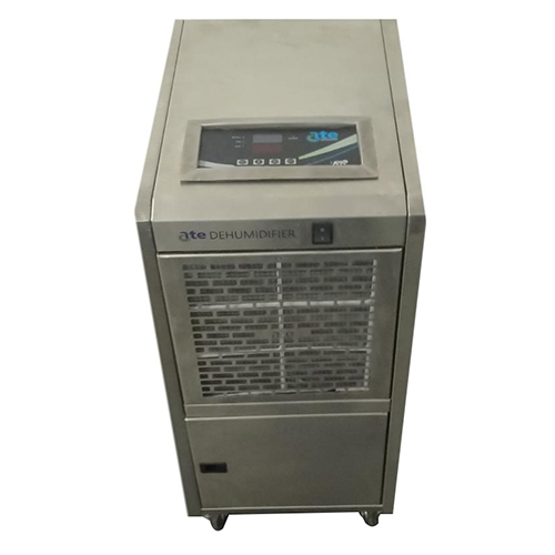 Portable Refrigerative Dehumidifier - Stainless Steel 304 60l/day 350x450x650mm | Auto Shut Off Digital Control Panel 5000-7000 Ftâ² Coverage Self-examining Transducer Continuous Drain Option