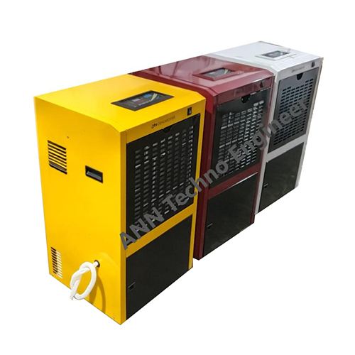 Portable Refrigerative Dehumidifier - 120 L/d Capacity 1400w Power Black And Magenta | Digital Control Auto Shut Off Adjustable Humidity Control