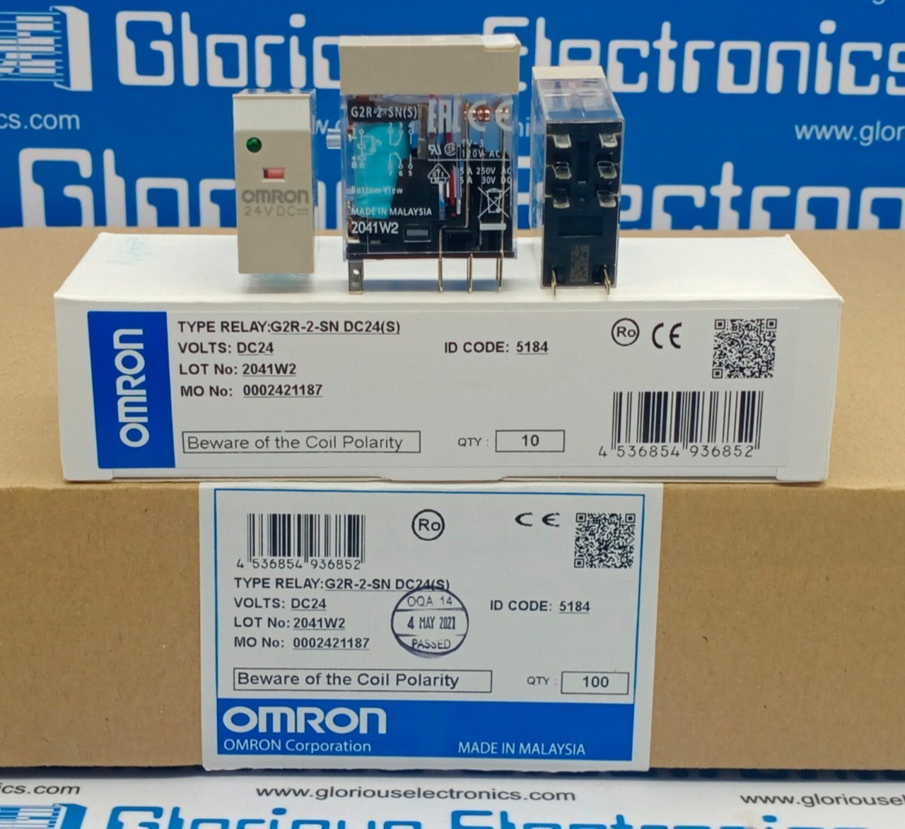 Omron G2r- Series (Pcb Relay) G2r-2 Dc24 - Coil Power: 530 Mw