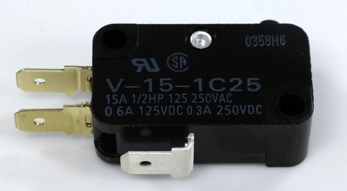 V-105-1c25 Omron Micro Limit Switch - Color: Black