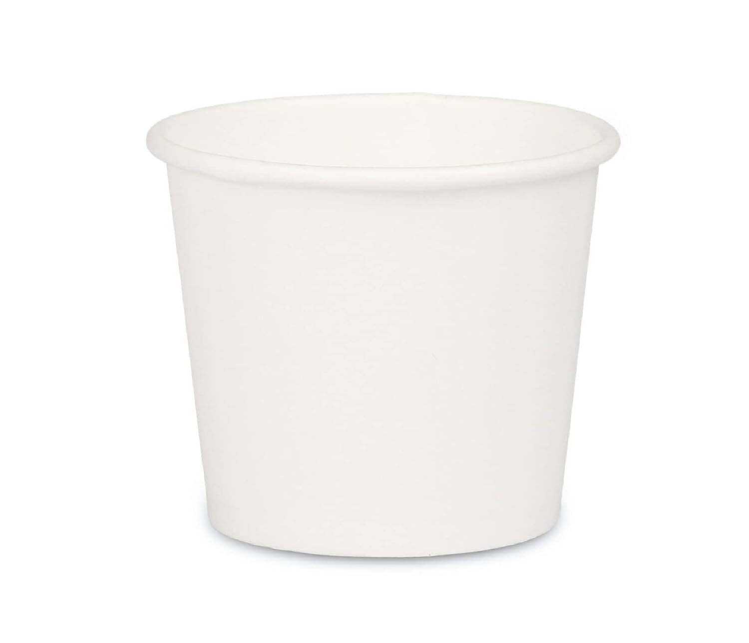 80ml Bio Compostable White Paper Cup - Paper Material, 80ml Capacity, White Color | Eco-friendly, Oil & Cut Resistant, Ideal For Hot & Cold Beverages