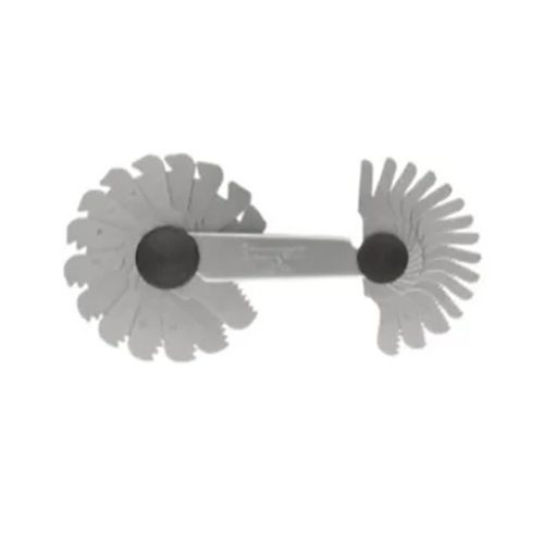 Screw Pitch Gauges - Alloy Steel, Silver | Industrial Usage, Non-Accurate Measurement of Unknown Thread