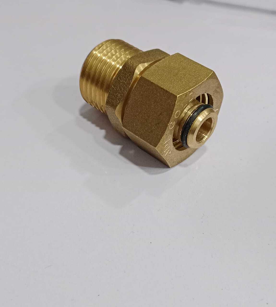 1216 Male Union Jdl Gold - Brass, 1/2", Male Connection | Forged Design For Gas Medium, Durable And High-quality Industry Standard