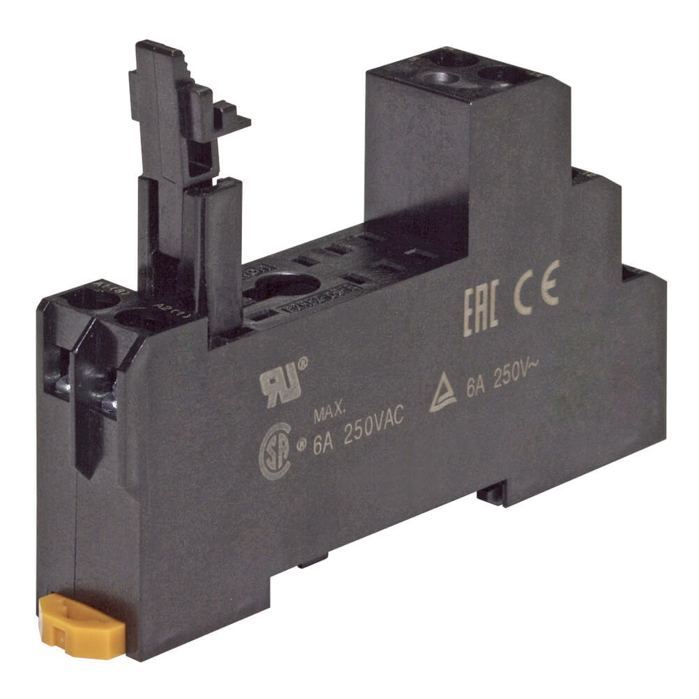 P2rfz-08-e Omron 8 Pin Relay Base - Color: Black