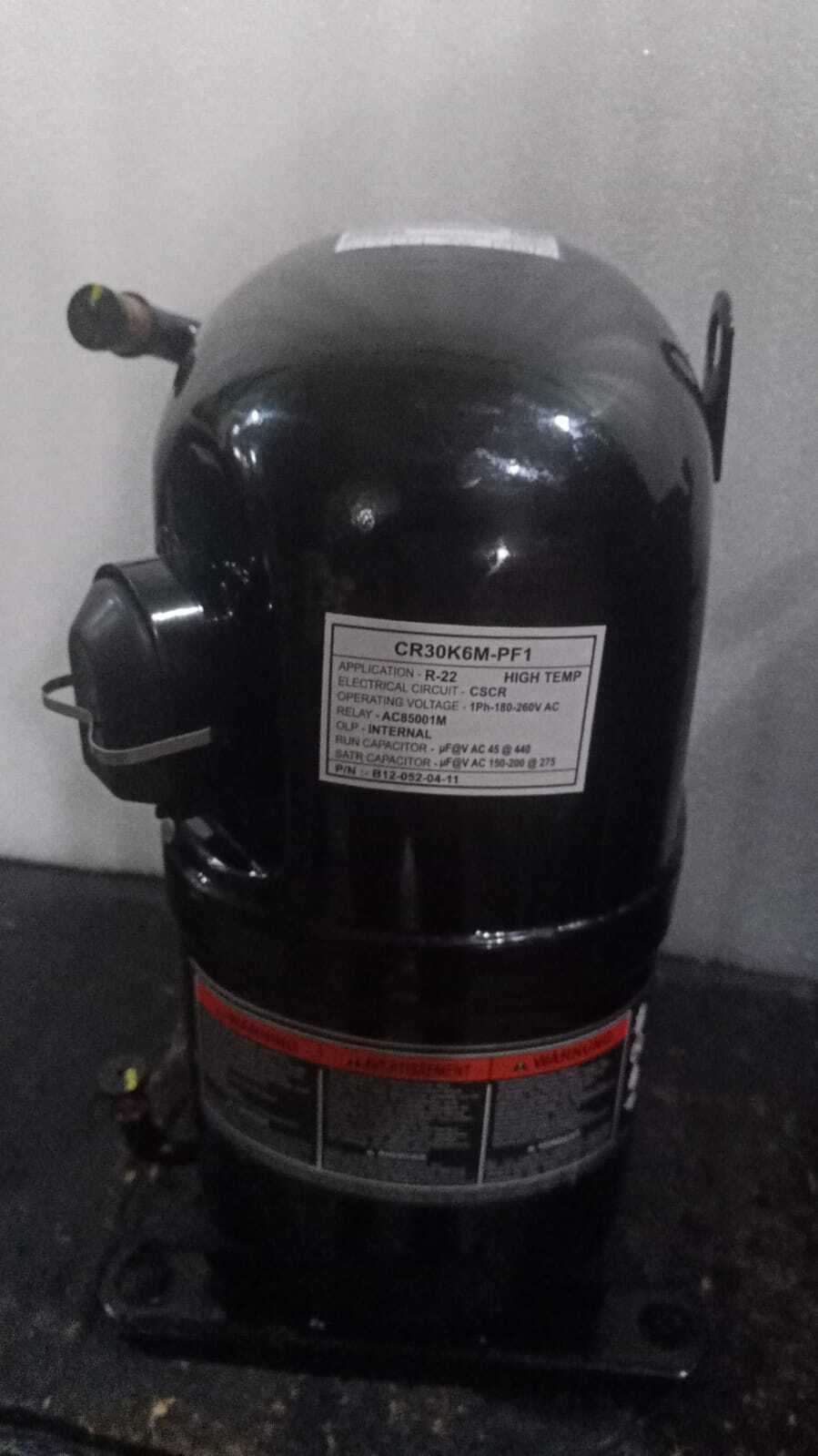 Emerson Copeland Cr 30 K6m - Frequency: 50/60 Hz