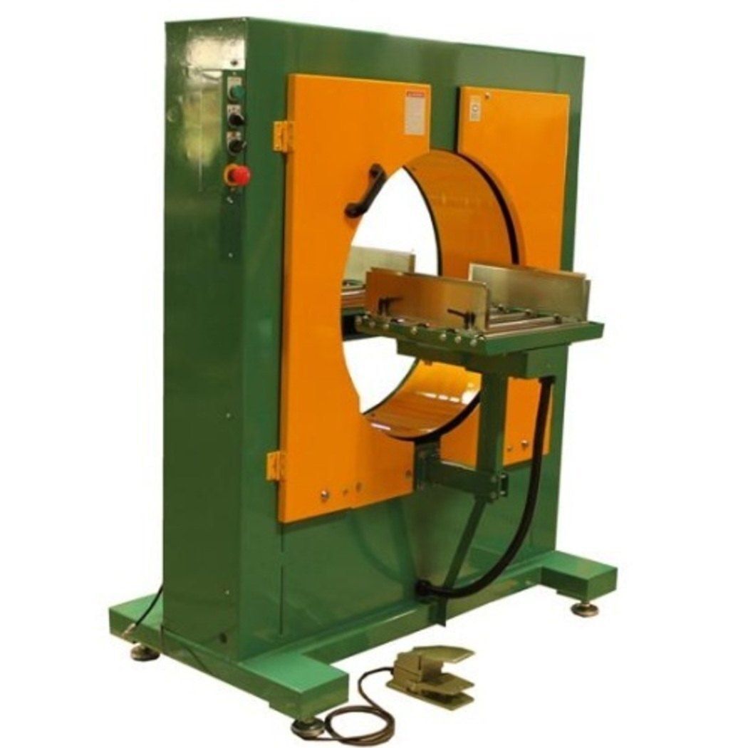 Horizontal Stretch Wrapping Machine - Stainless Steel, 1460x840x1492 Mm, Yellow And Green | Automatic With 20-40 Loads/hour Efficiency, 0-12 Rpm Speed