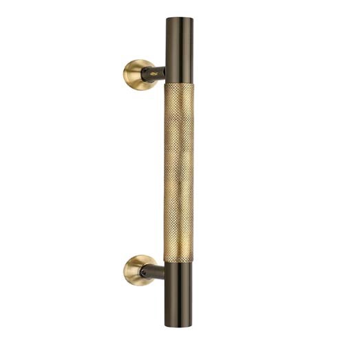 Chitra Brass Bronex Series Heavy Main Door Pull Handle (16 Inch Matt Antique Brush) - Color: Abm