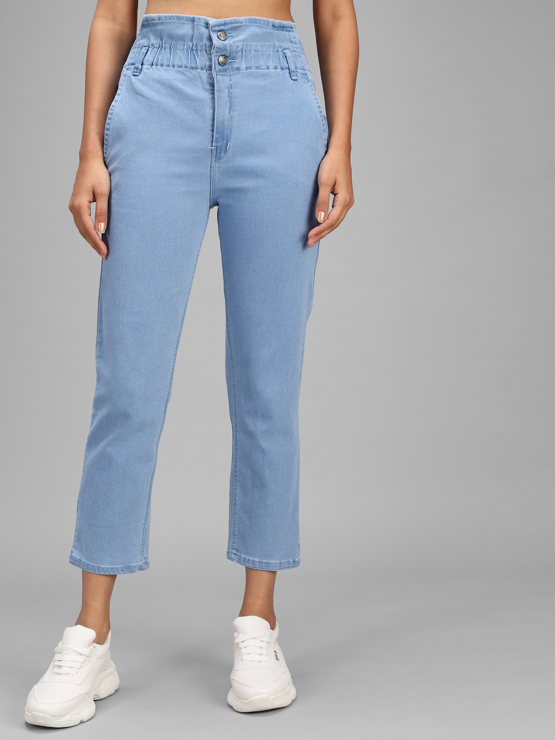 M Moddy 525ice Boyfriend Fit Stretchable Ankle-length Women Jeans