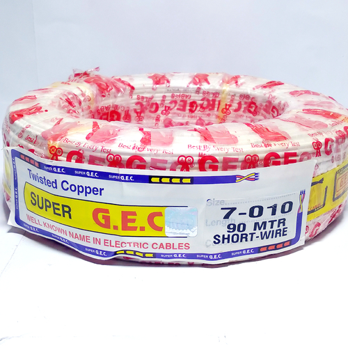 7-010 Parallel Flat Copper Wire 82 Mtr (White) - Color: Yellow