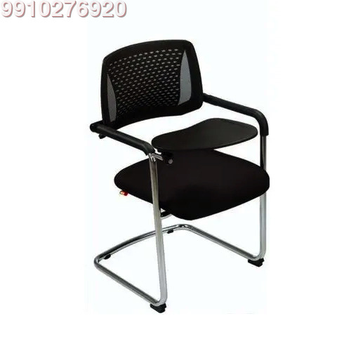Half Writing Pad Student Chair - ABS Plastic, Polished Wood, Steel Frame | Modern Design, Multi-Color Options, Ergonomic Comfort