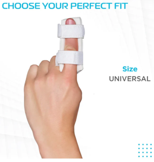 White New Swan Finger Splint Universal Vissco P.c.no: 0622
