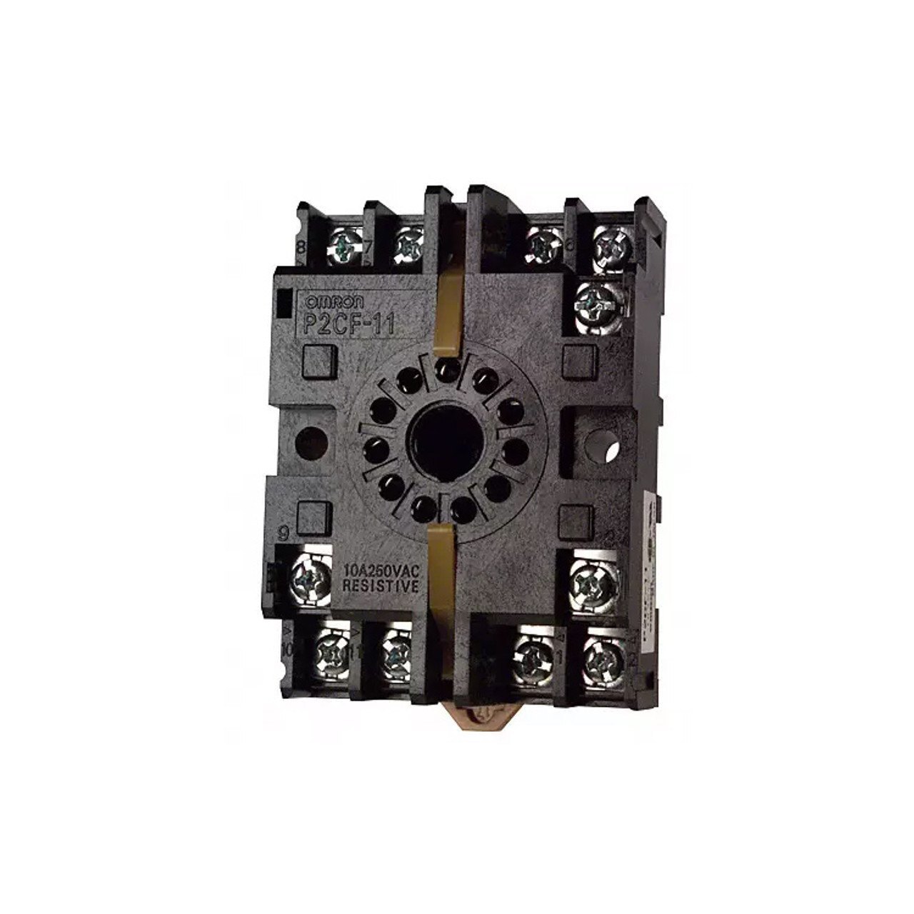 Omron P2cf-series (Relay Base) P2cf-11 - Color: Black