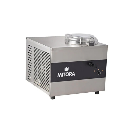 MVX-1 Live Ice Cream Batch Freezer - Stainless Steel, 525x560x450 mm, Silver | 900W Power, Single Phase, 16L/hr Output
