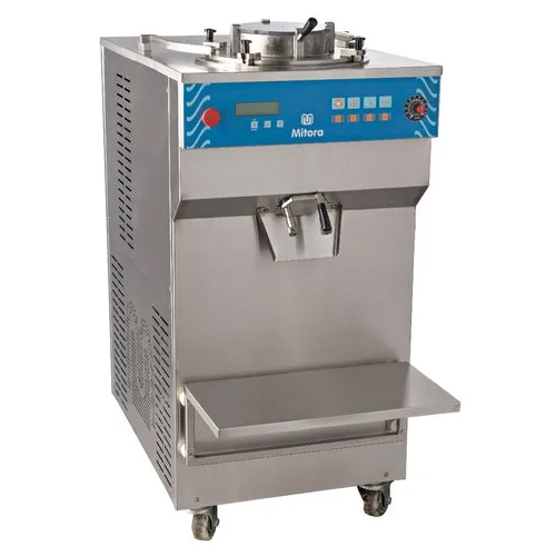 M-GV4 Batch Freezer - Stainless Steel, 610 x 1250 x 1250 mm, Silver | 4900W Power, Automatic Defrost, 25L Capacity