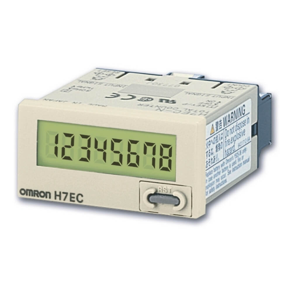 Miniature Total Counter H7ec-nv - Application: Industrial
