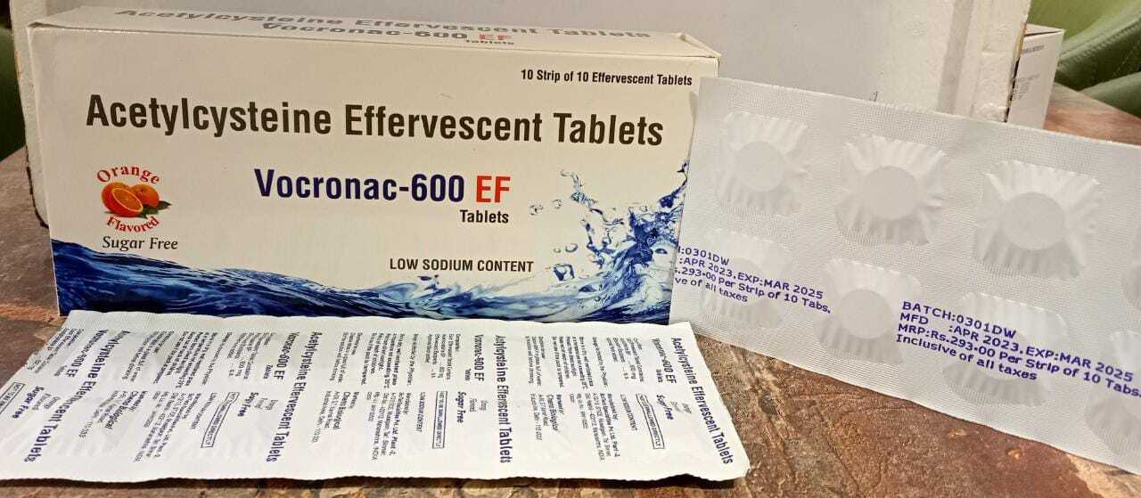 Acetylcysteine 600 Mg Effervescent Tablets