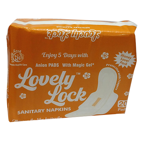 20 Anion Pads Sanitary Napkin Jumbo Pack - 7 Layer Premium Material, Customized Size, Orange Color | Ultra-Lightweight, High Absorption Capacity, Soft Top Sheet, Anion Technology, Eco-Friendly Packaging