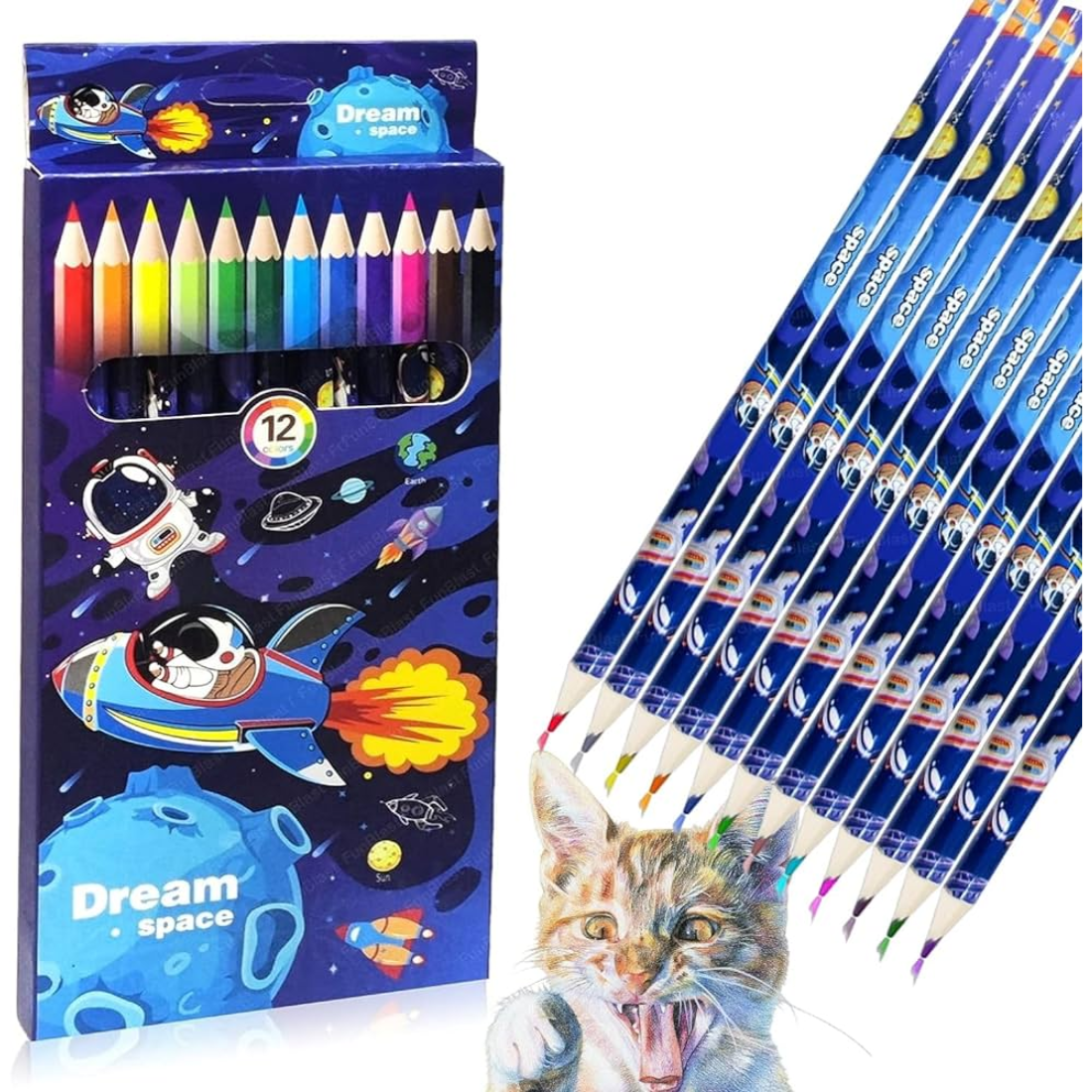 Dream Space Pencil Colour - Material: Wodden