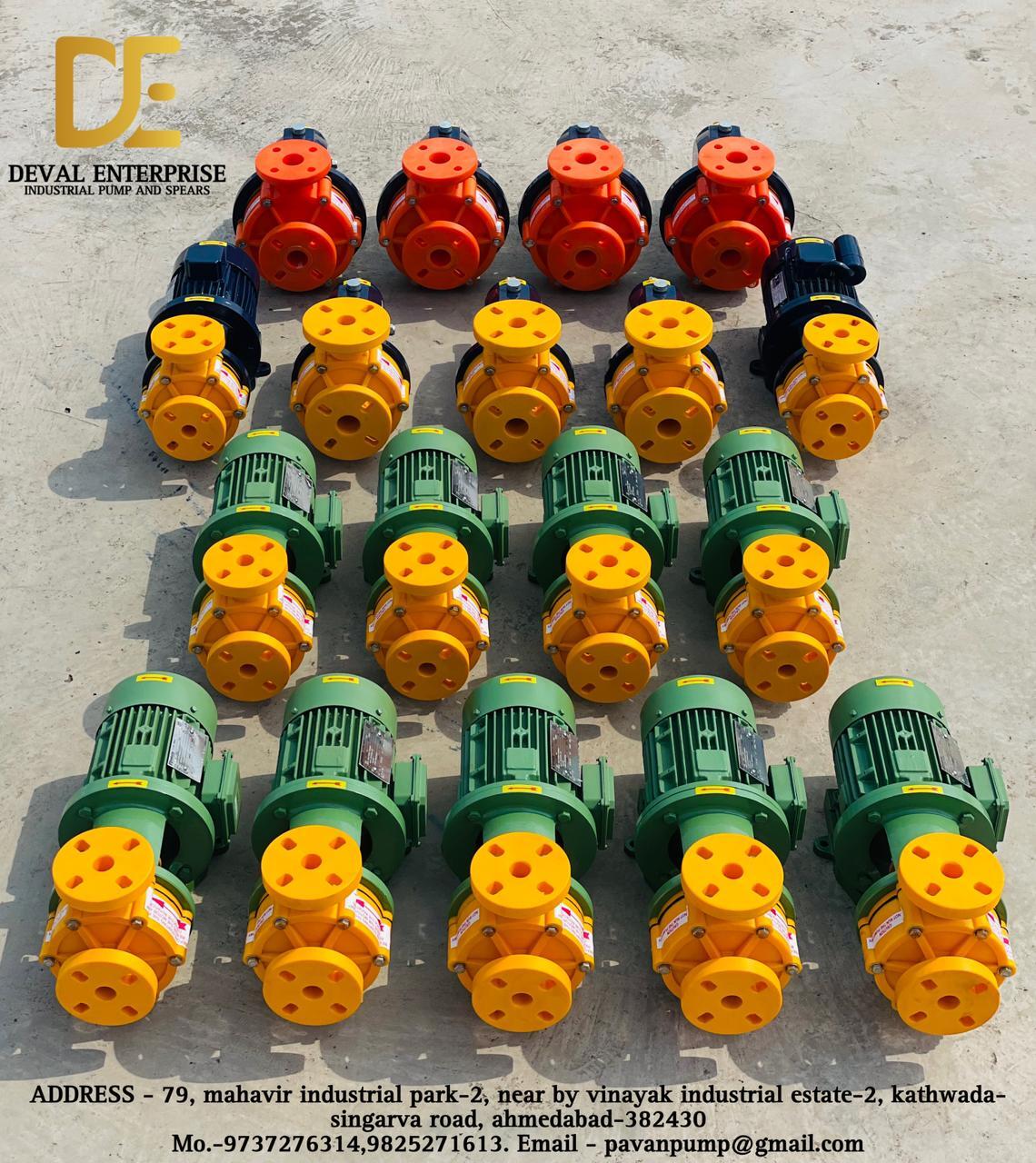 Polypropylene Monoblock Pump - Flow Rate: 75 M3/hr. Max.