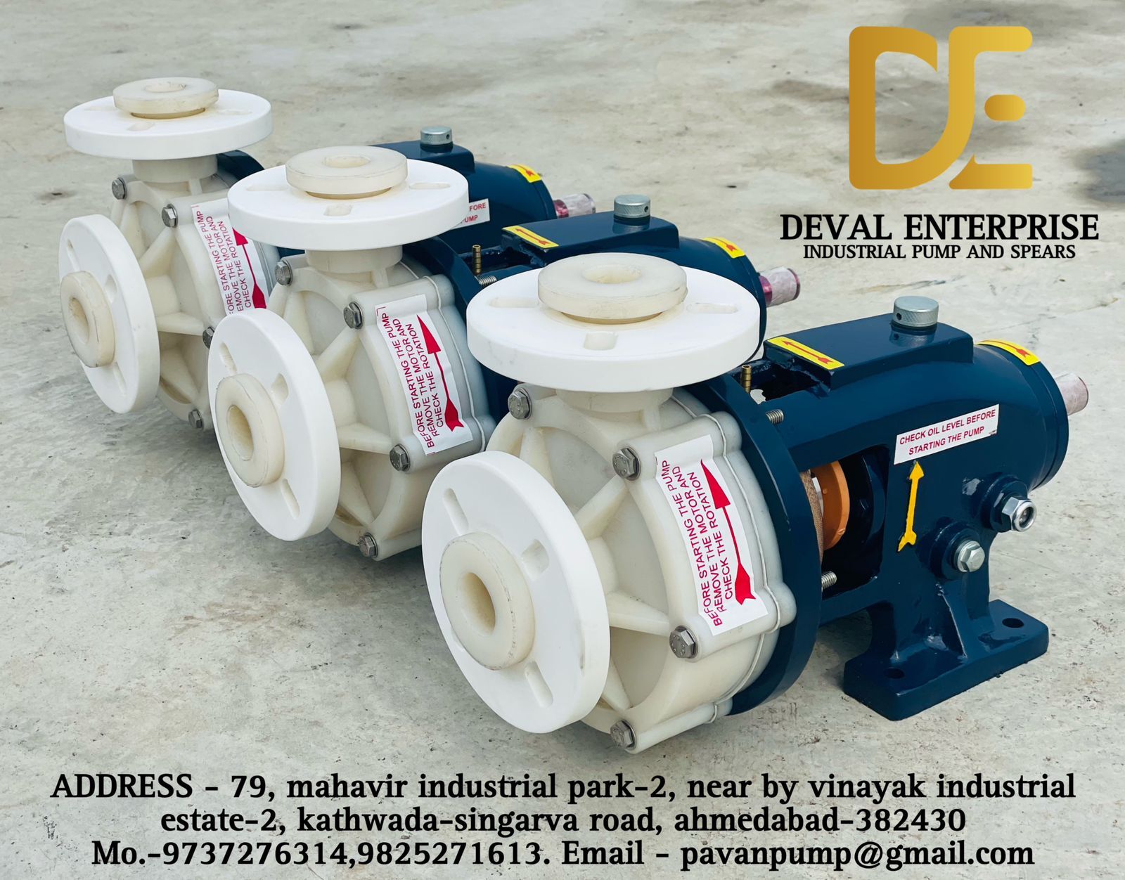 Corrosion Resistant Pumps Flow Rate: 75 M3/hr. Max.