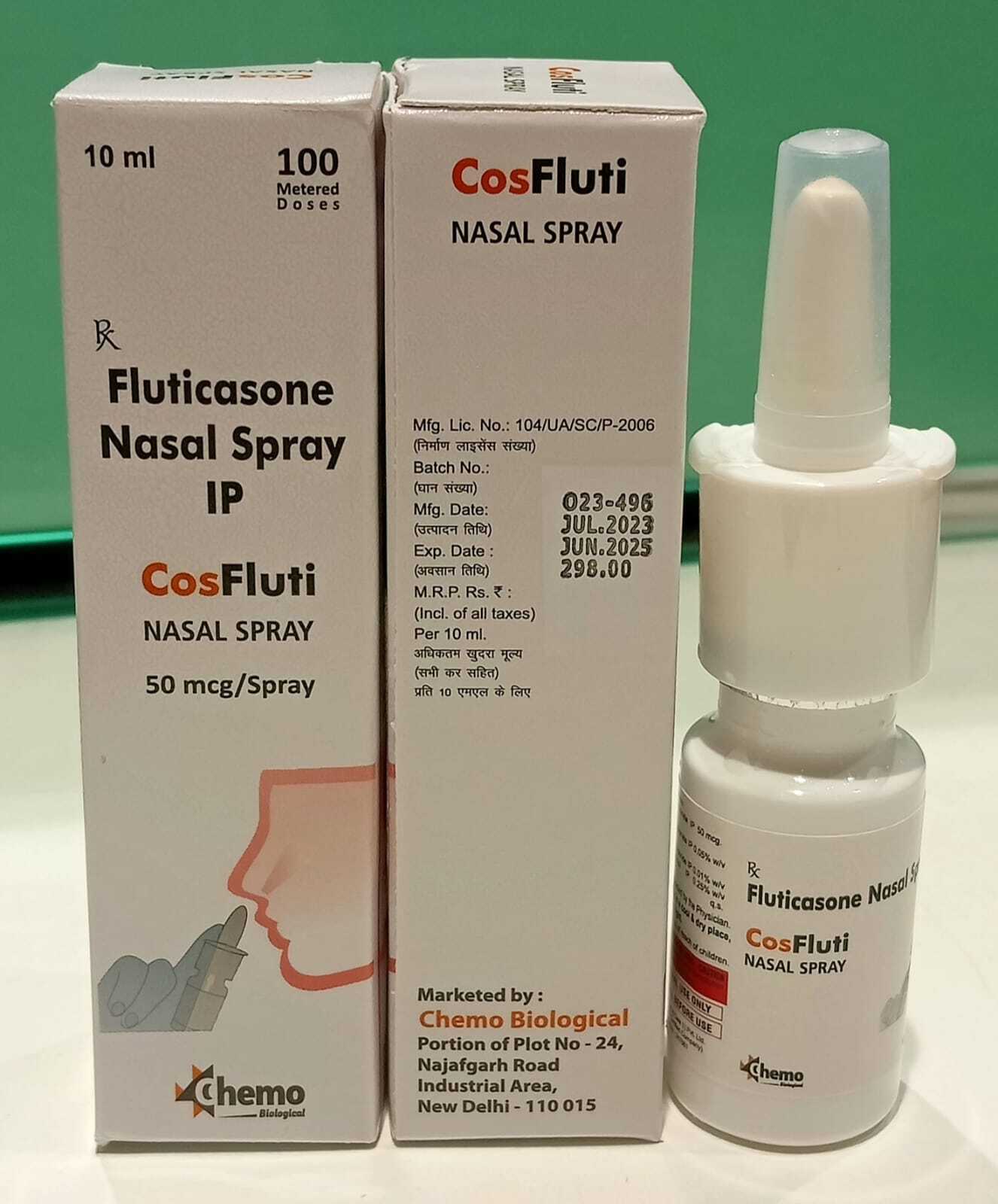 Azelastine Hcl 140 Mg Fluticasone Furoate 50 Mg Nasal Spray