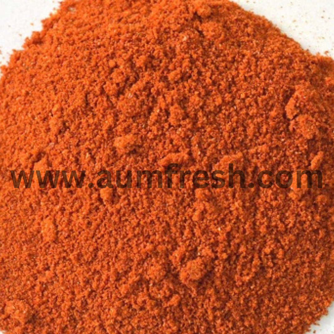Red Capsicum Powder - Organic Freeze Dried, Rich Flavorful Texture For Chutneys, Ketchup, And Curries