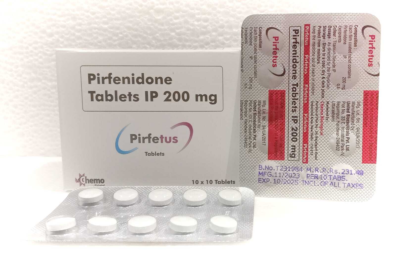 Pirfenidone 200 Mg Tablets - Drug Type: General Medicines