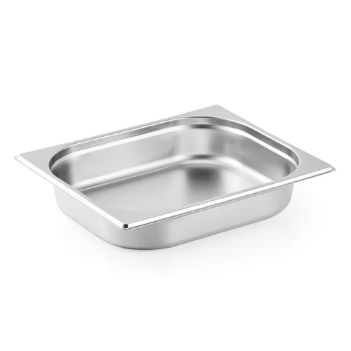 Stainless Steel Gastronorm Pan - 4 Inch Height, Various Sizes Available | Ideal for Food Storage in Hotel Kitchens