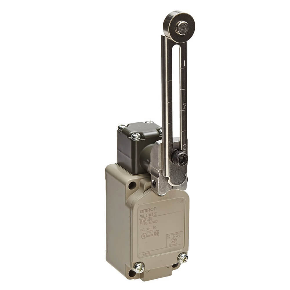 Wlca12 With Parts Omron Limit Switch - Heavy Duty, Standard Design, High Mechanical Strength, Adjustable Roller Lever
