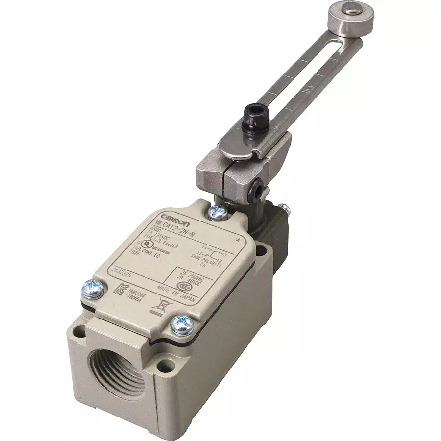 Wlca12 With Parts Omron Limit Switch - Heavy Duty, Standard Design, High Mechanical Strength, Adjustable Roller Lever