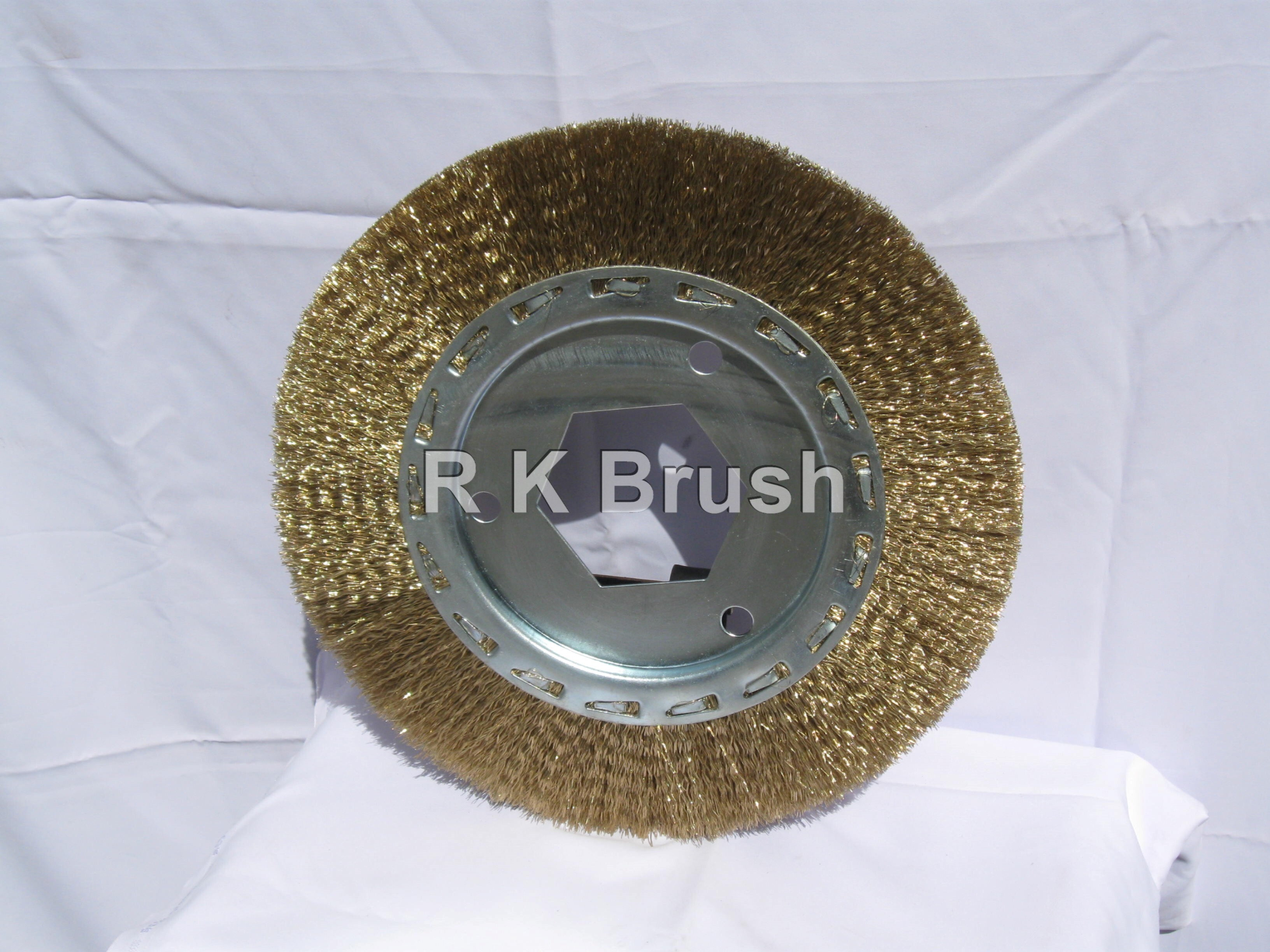 Wire Buffing Brush - Standard Size | Industrial Use For Rust Removal, Paint Stripping, Surface Cleaning, Dust-proof Packaging