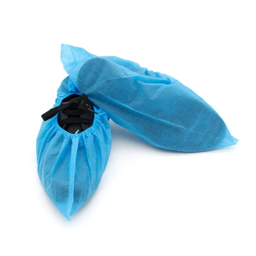 IYA नीला डिस्पोजेबल नॉन व woven शू कवर