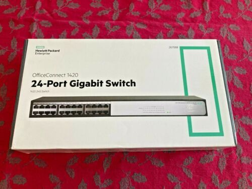 Jg708b Hpe Officeconnect 1420-24g Switch - 24 Rj-45 Ports, 48 Gbps Capacity, 1mb Flash , High Throughput, Reliable, Rack/desktop Compatible