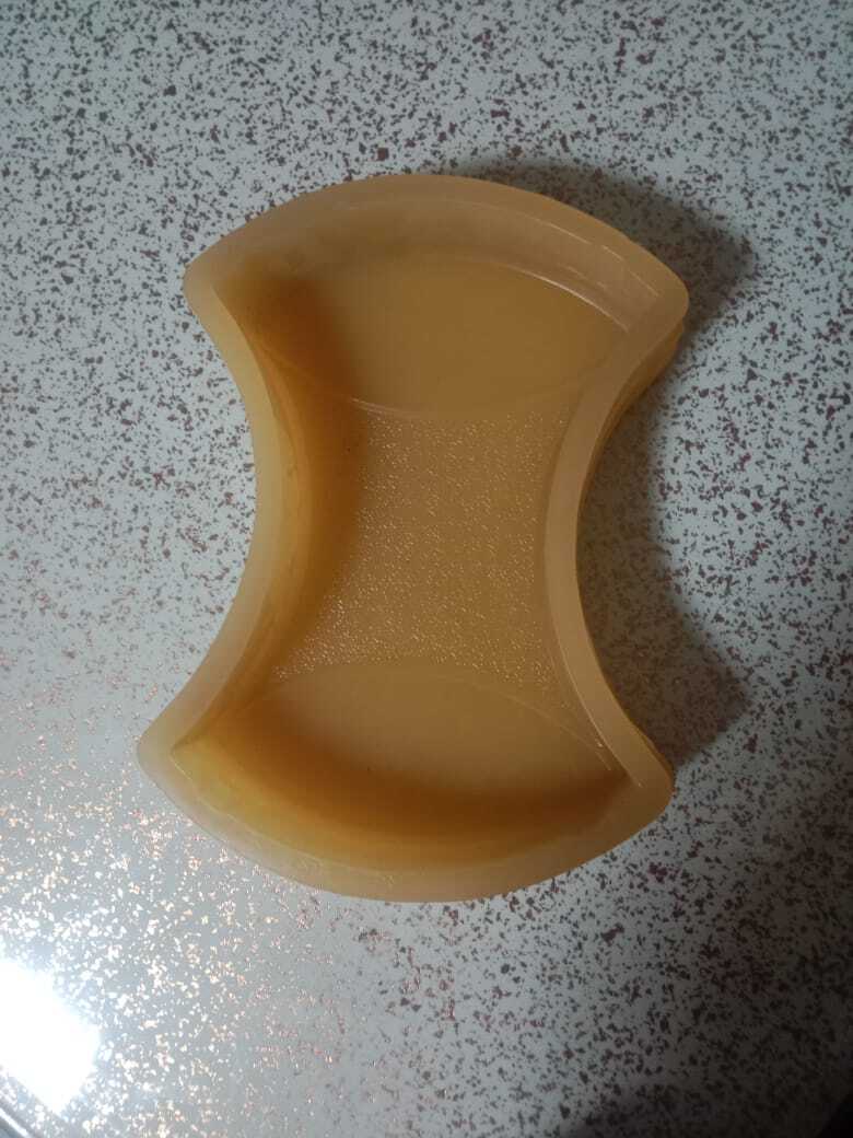 Zik-zak - Yellow Plastic Molded Component | Industrial Use, Blowing Mould Shaping Technique