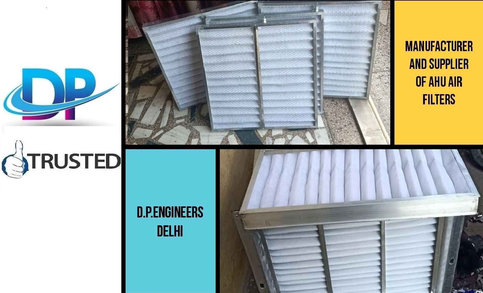 Leading Supplier Of Ahu ( Air Handling Unit) Filter By Ambalakkadavu Kerala India