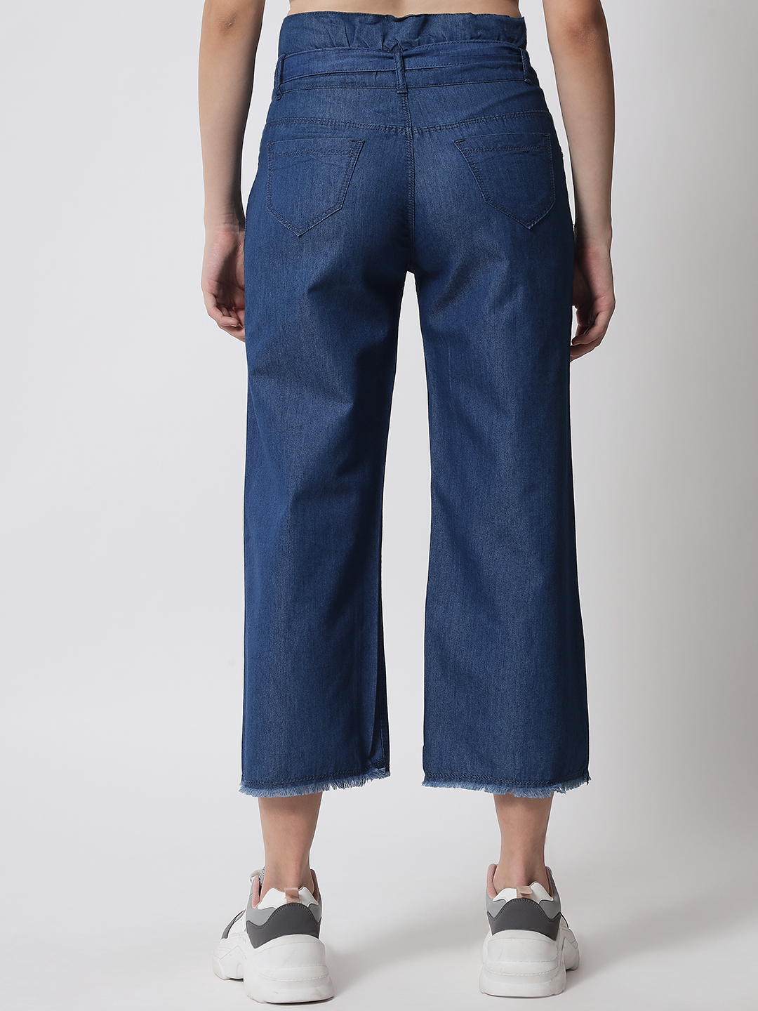 M Moddy 565bw Flared Regular Fit Women Blue Jeans - Age Group: >16 Years