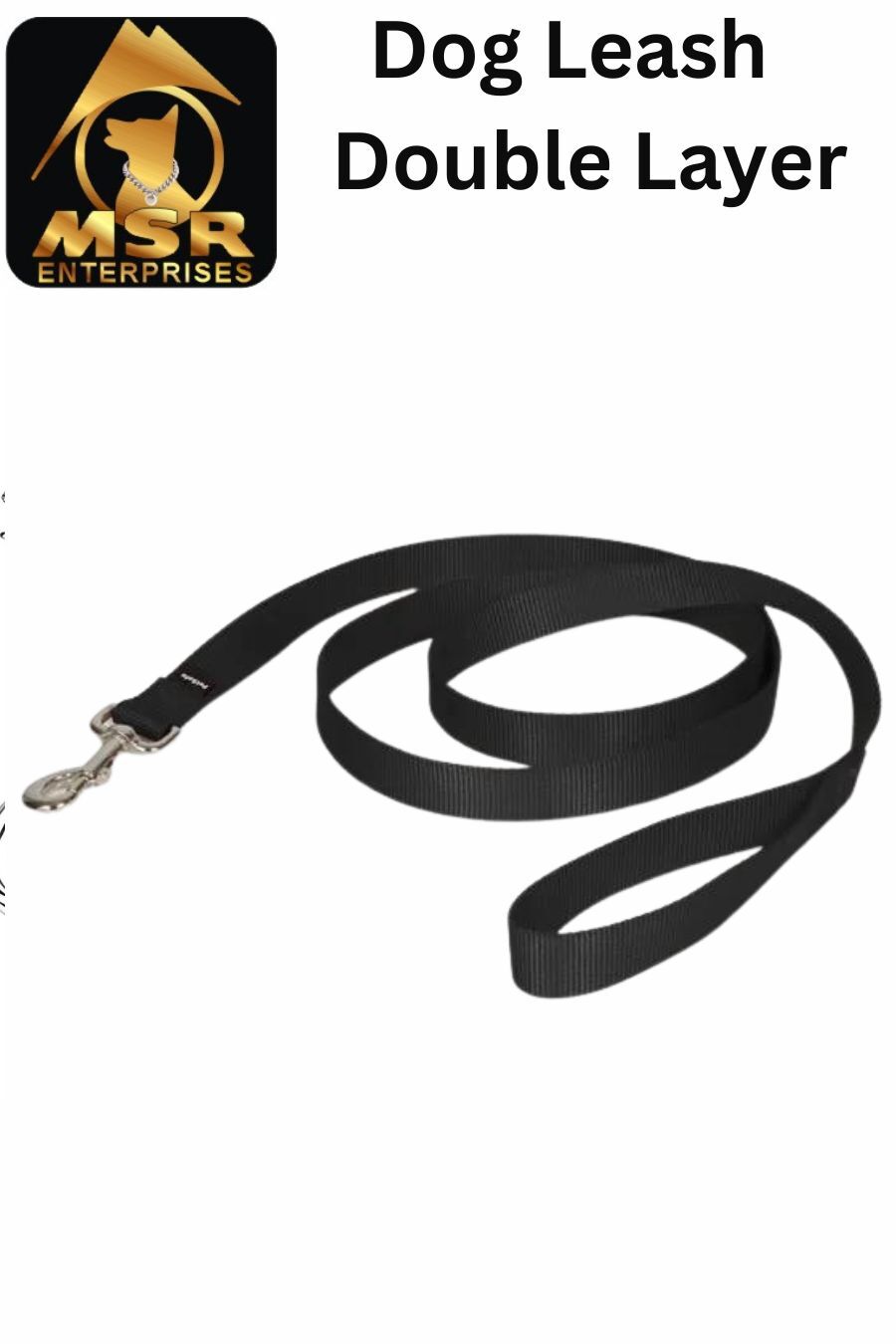 Dog Leash Double Layer (Pp/nylon) - 1.5 Inch Size | Multi-color, High Quality Material For Enhanced Dog Safety And Comfort