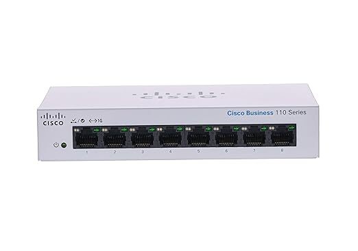 Cbs110-8t-d-in Cisco Business Cbs110-8t-d Unmanaged Switch | 8 Port Ge | Desktop | Ext Ps | Limited Lifetime Protection