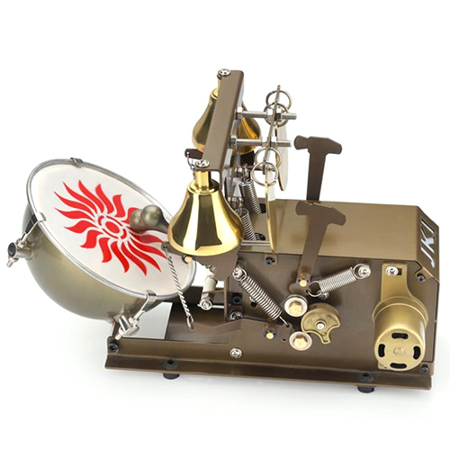 Fully Automatic Electric Mini Aarti Machine With Dhol Jhalar Bell Body Material: Metal
