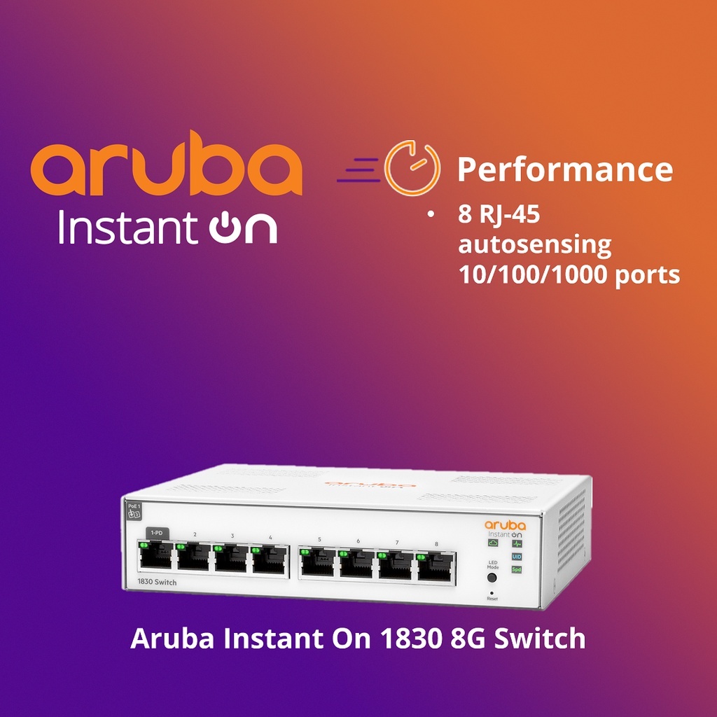 Jl810a Aruba Instant On 1830 8g Switch