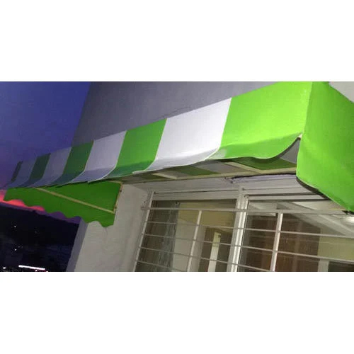 Outdoor PVC Windows Awning - Double-Layered Polypropylene, Various Sizes Available, Custom Colors, Laminated Finish, Plain Tent Style