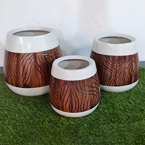 2A Handcrafted Ceramic Planter - Color: Different Available