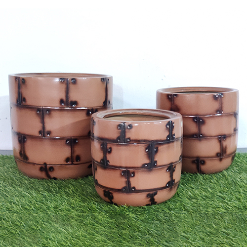 8A Terracotta Ceramic Planter - Color: Different Available