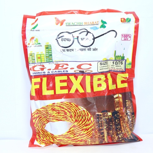 Mix Color 10-76 Gec Copper Flexible Polypack 90 Mtr