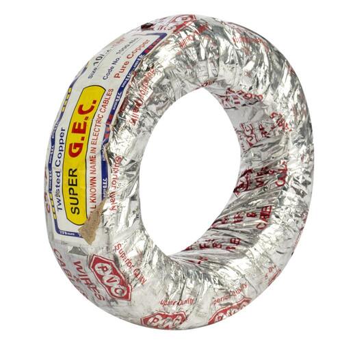 10/02 (7 Wire) Crystal Copper Flexible Coil 73 MTR - Copper, 73 MTR, Mix Color | Insulated with Best PVC, Ideal for Industrial/Domestic Power Supply