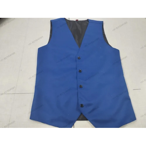Blue Waist Coat For Waiter