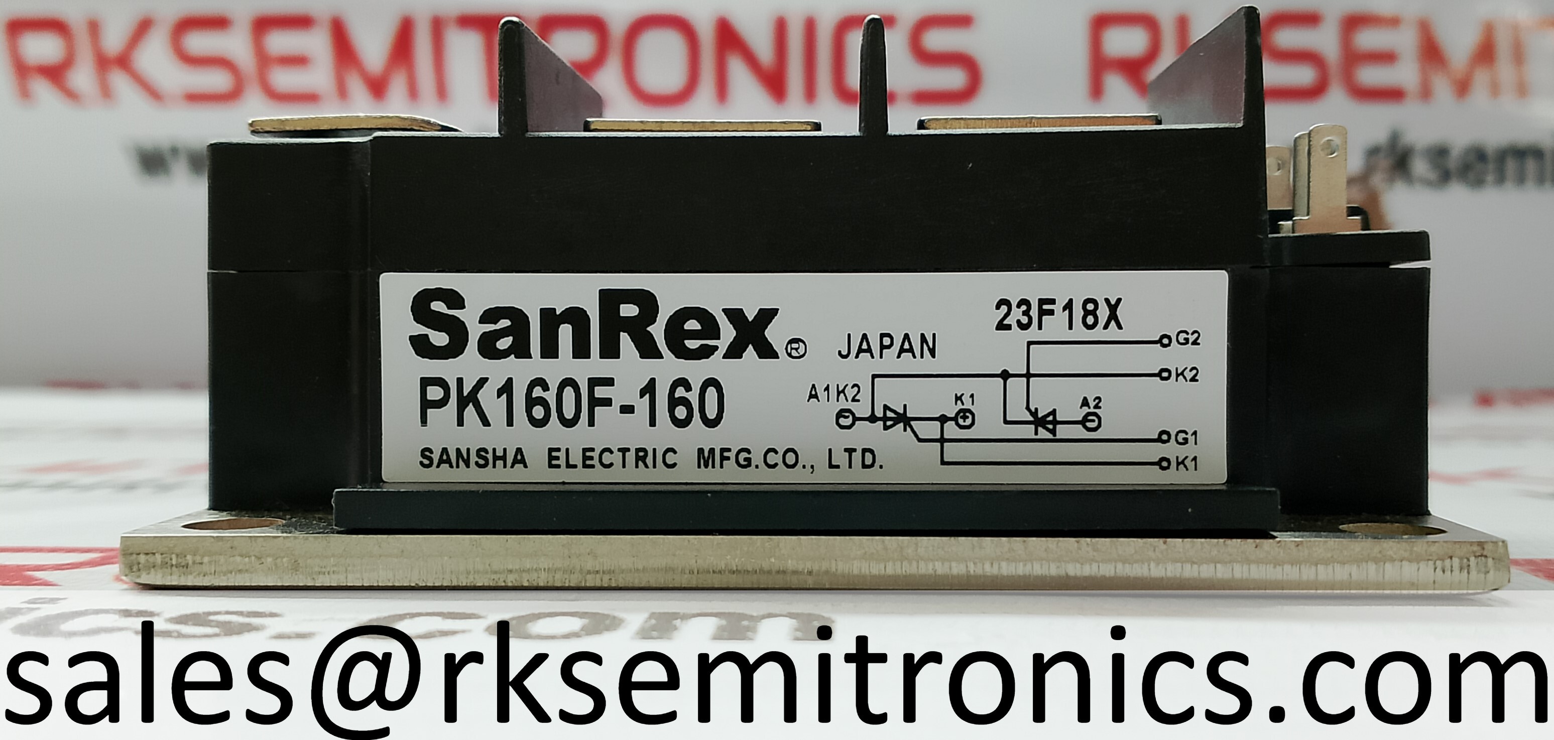 Pk160f-160   Discrete Semiconductor Modules 1600v 160a - Color: Black