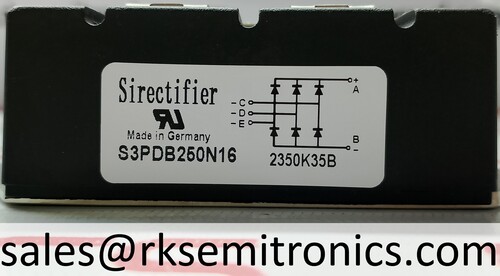 S3pdb250n16 थ्री फेज रेक्टिफायर मॉड्यूल - अनुप्रयोग: मोटर ड्राइव्स